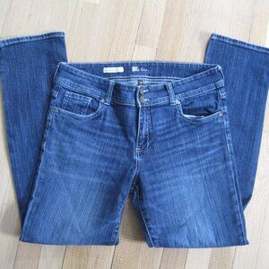 Kut from the Kloth Cameron Straight Leg Jeans Size 10 Medium Wash Denim Cotton